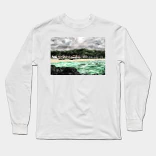 Millport Shore-Front, Isle of Cumbrae, West Coast of Scotland [1] Long Sleeve T-Shirt